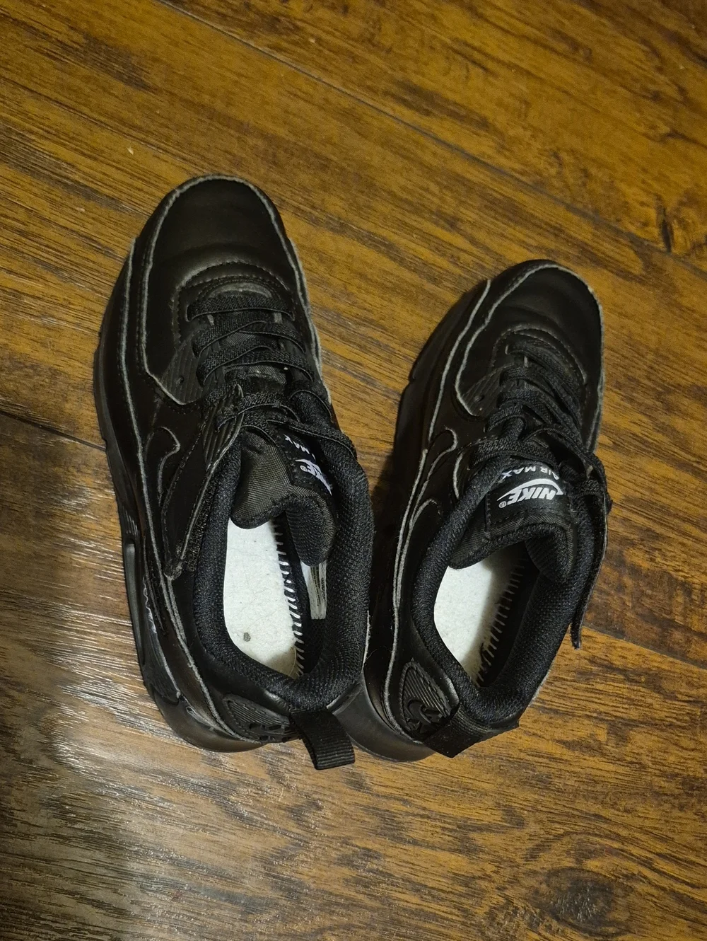 Nike Kids' Air Max 90 Black Casual Sneakers